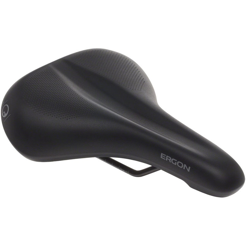 Ergon ST Gel Saddle – Chromoly, Black, Men’s, Medium/Large