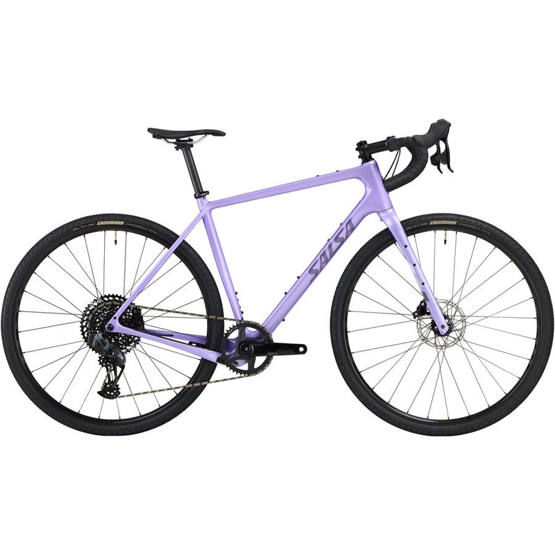 Salsa Warbird C Rival GX Eagle AXS Bike – 700c, Carbon, Lilac, 49cm