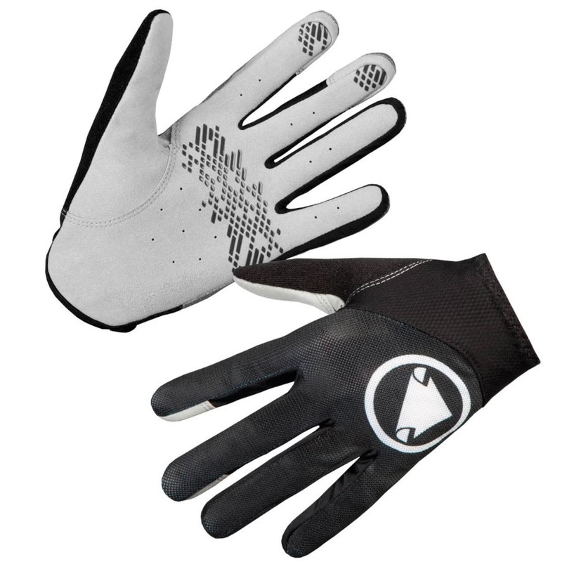 Endura Hummvee Lite Icon Gloves  Breathable, Lightweight Cycling Gloves with 4-Way Stretch, Durable Synthetic Leather, Grip Texture, and Versatile Fit 2XL