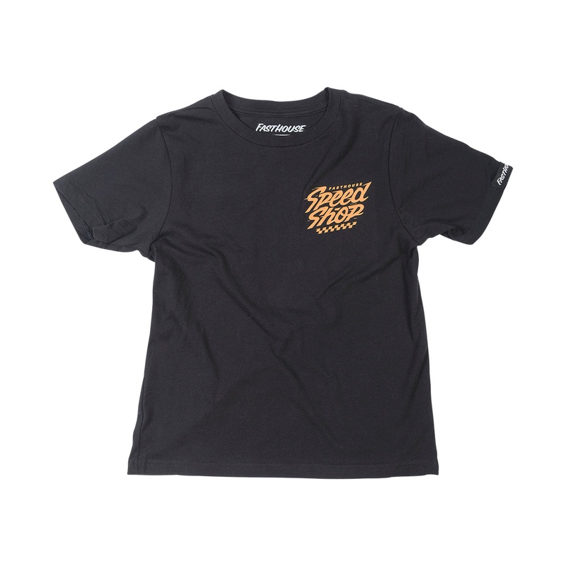 Fasthouse Haste Tee – Youth – Black Black X-Small