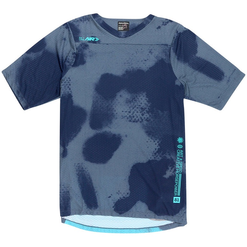 Troy Lee Designs Skyline Air Short Sleeve Jersey  Flared Steel, Small