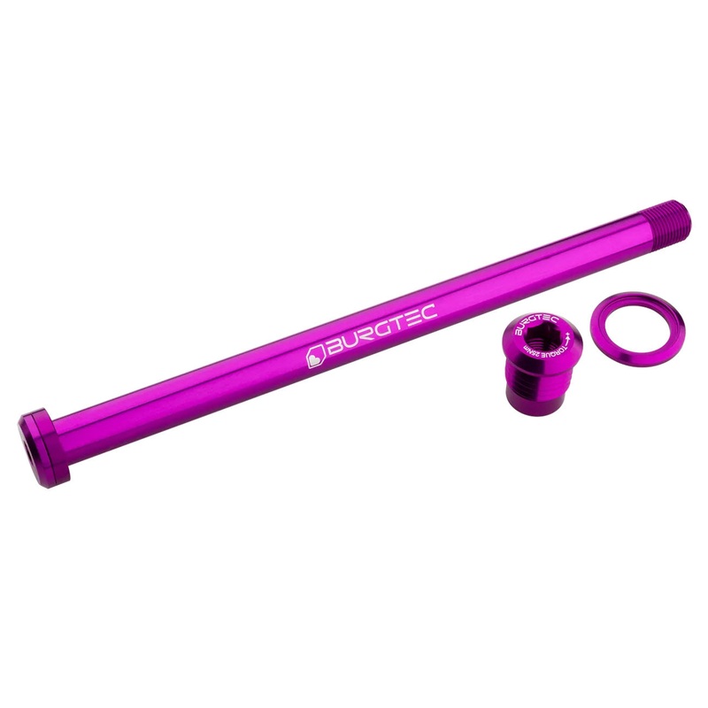 Burgtec 180mm x 12mm 1.00mm Pitch Rear Axle – Purple Rain
