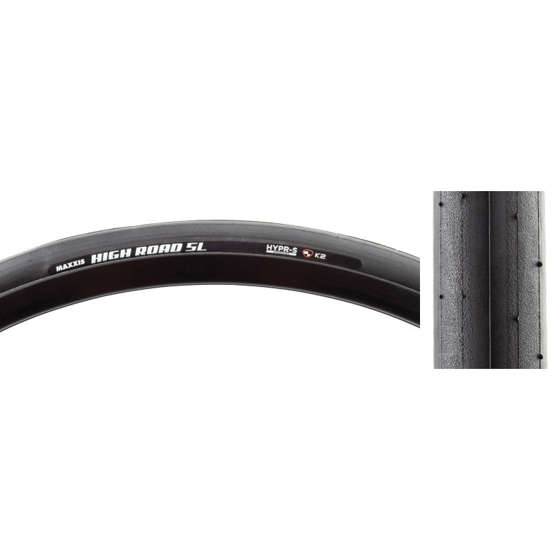 Maxxis High Road SL Tire – 700 x 28 Clincher Folding Black Hypr-S K2