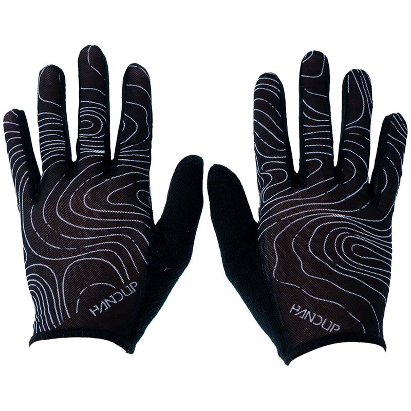 Handup Vented Gloves – Topo Map Black XXL