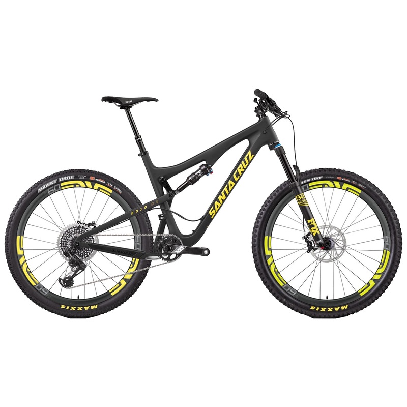 Santa Cruz 5010 2 CC X01/ENVE Kit – Black – Small – Demo 1 Matt Black – Yellow Small Carbon