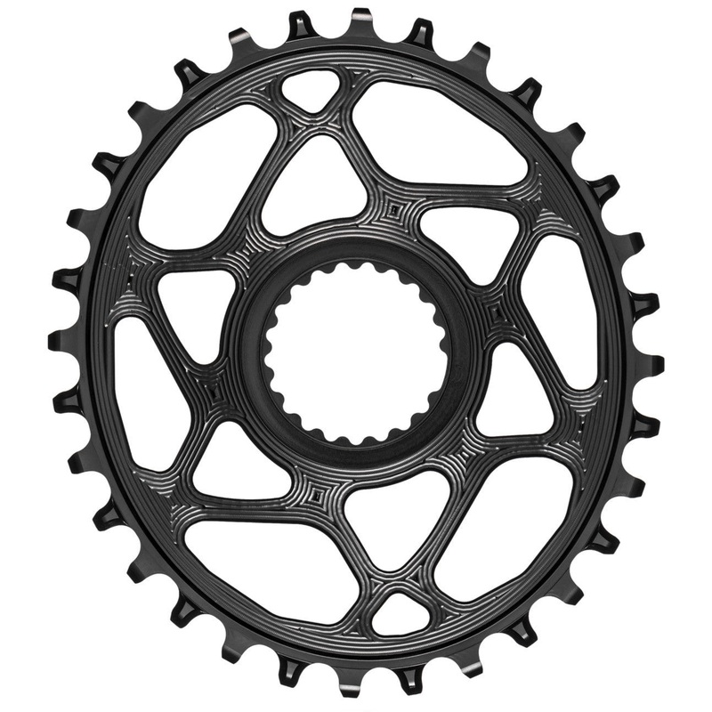Shimano 12-Speed Oval Chainring Black 28t
