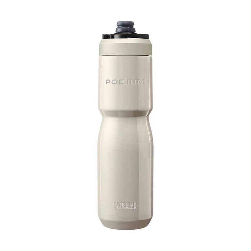 Camelbak Insulated Steel Bicycle Water Bottles  Premium 18/8 Stainless Steel, Leakproof Lockout Lid, Double-Wall Cooling, High-Flow Cap, Lightweight & Durable 22oz (651ml) Stone