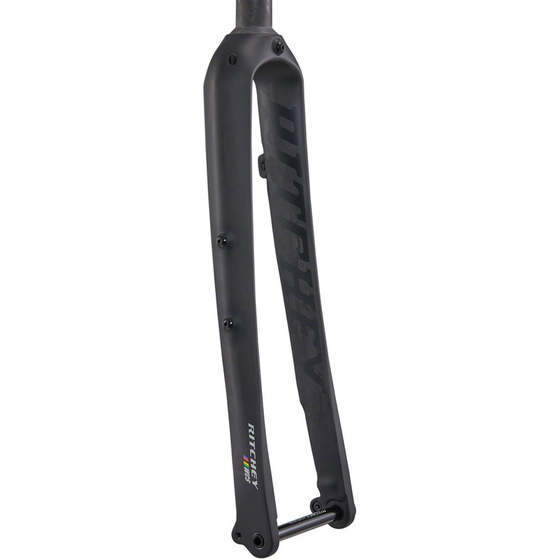 Ritchey WCS Carbon Brevet Road Fork – 700 12 x 100mm Thru-Axle Straight Steerer Flat Mount Matte Carbon