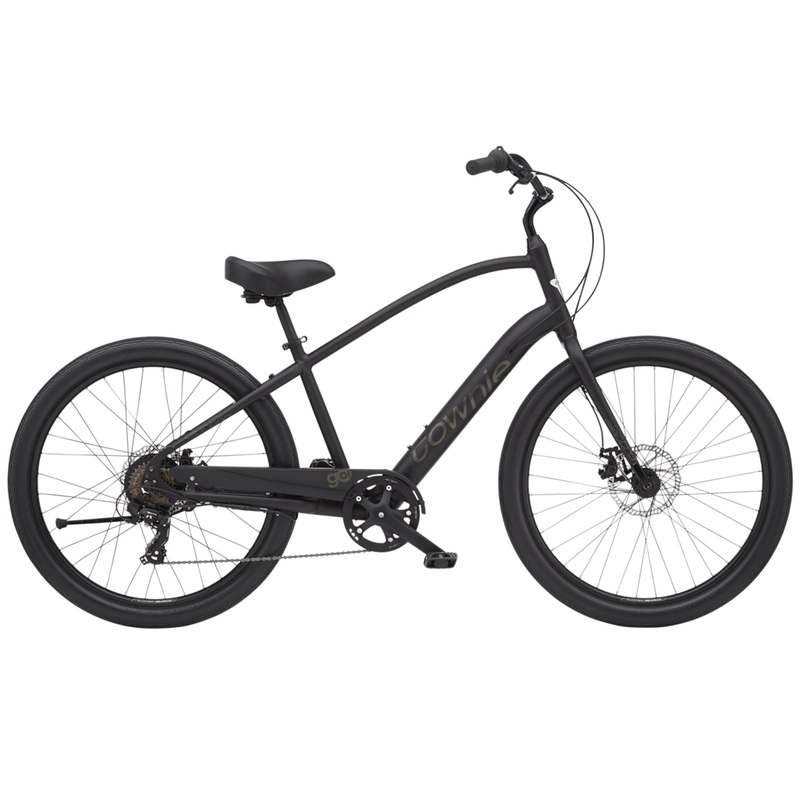 Electra Townie Go! 7D Step-Over – Matt Black – 2024 Matt Black Medium