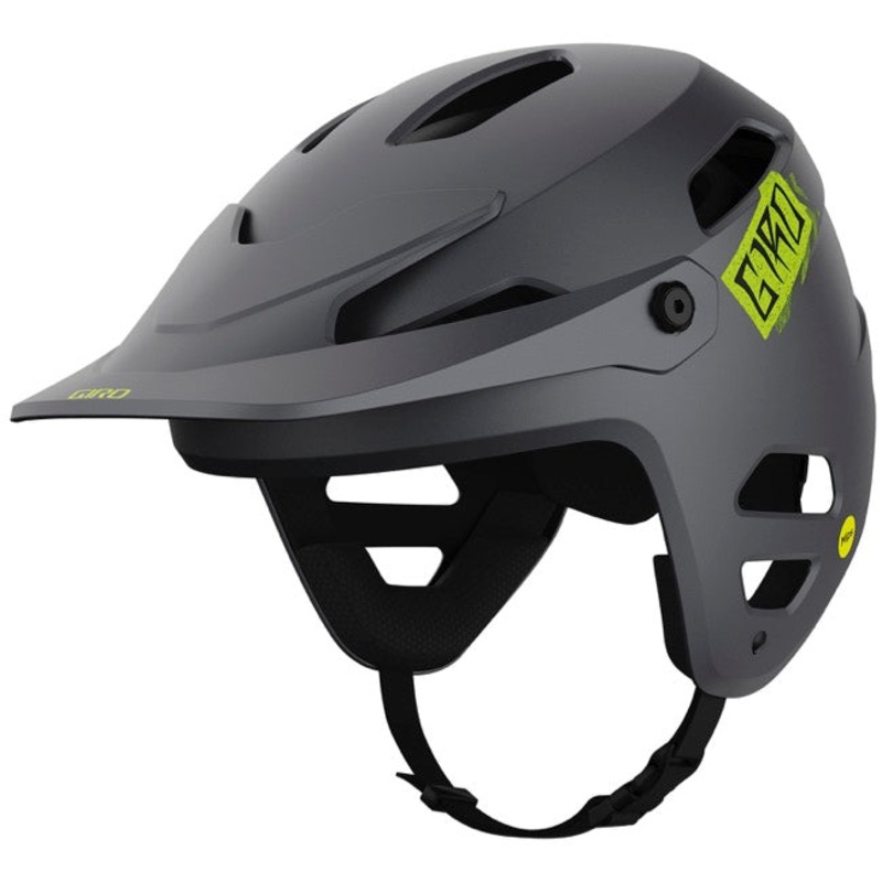 Giro Tyrant Spherical MTB Helmet – Matt Metallic Black-Ano Lime Matt Metallic Black – Ano Lime Small
