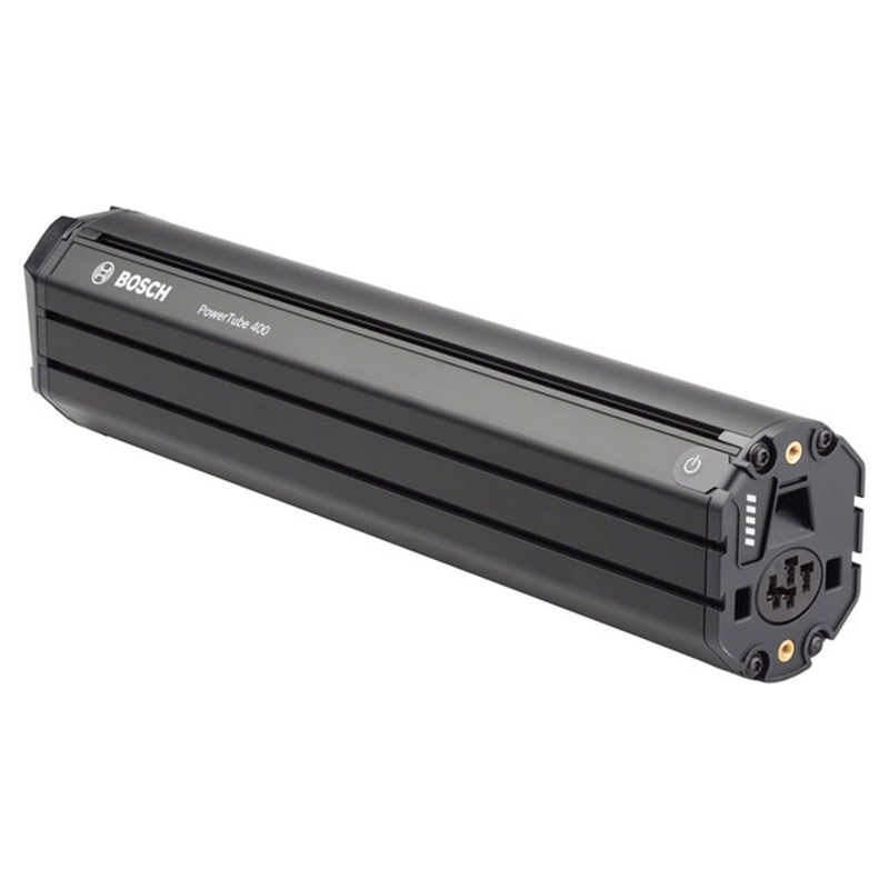 Bosch Powertube 400 US eBike Battery – Black Black 400Wh – Horizontal Mount