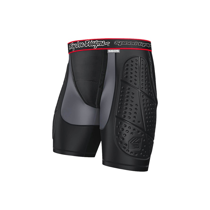 Troy Lee Designs LPS5605 Shock Doctor Short – Black Black X-Small