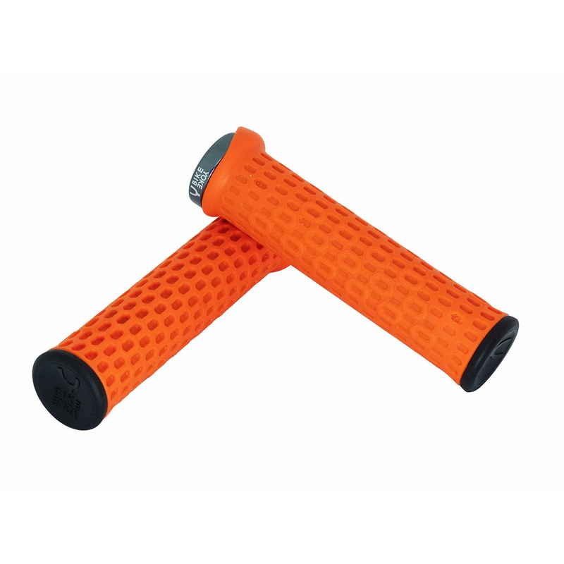 Bike Yoke Grippy Lock On Grips – Orange Orange