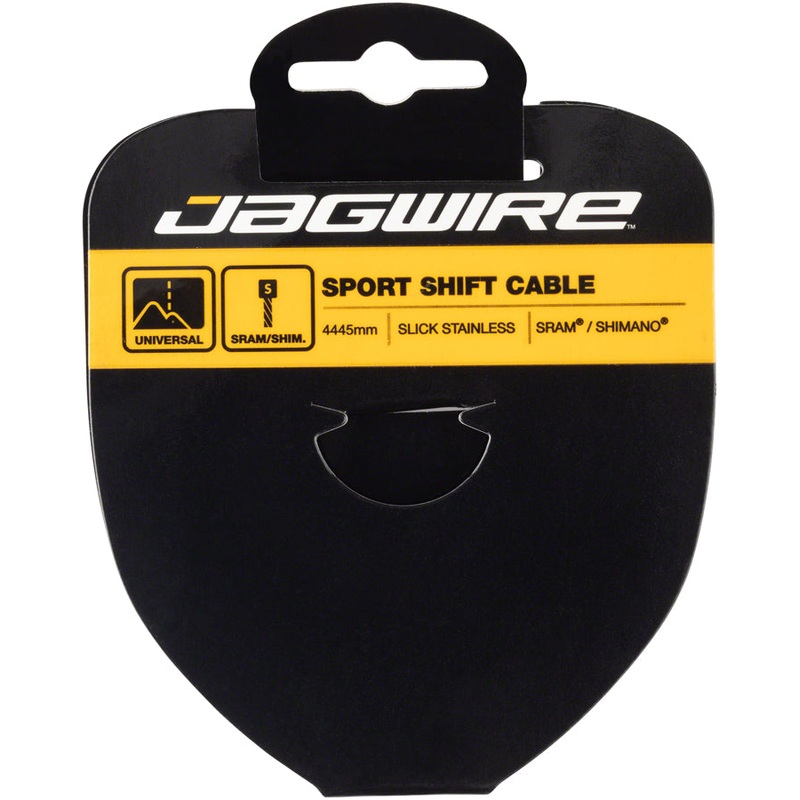 Jagwire Sport Shift Cable – 1.1 x 4445mm Slick Stainless Steel For SRAM/Shimano Tandem