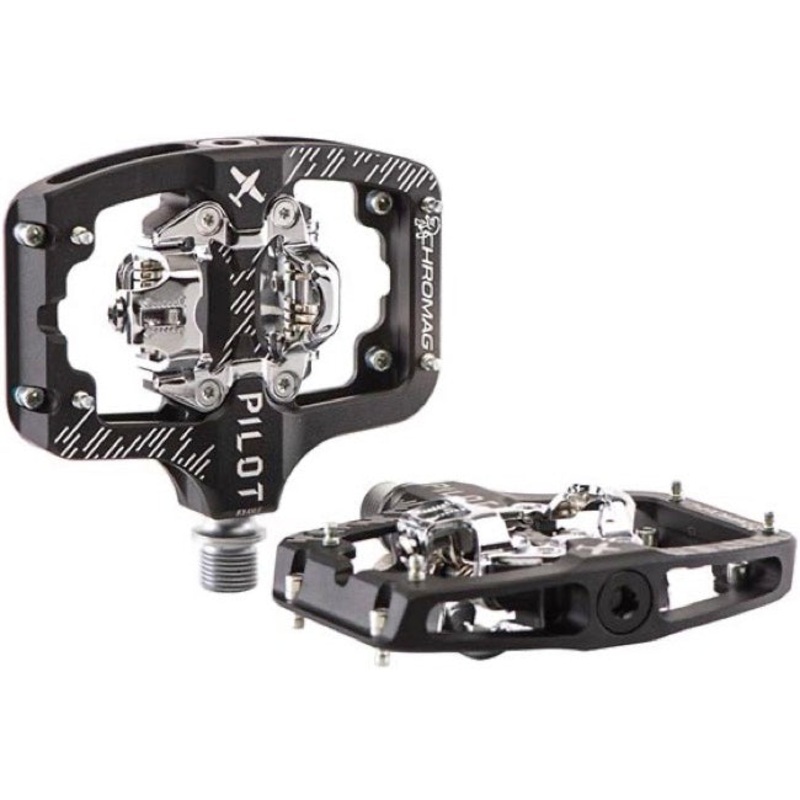 Chromag Pilot SPD Pedals – Black Black