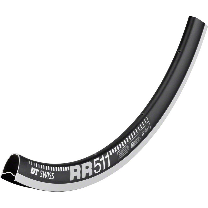 DT Swiss RR 511 700c Tubeless-Ready Road Rim 24h Black, Includes Squorx Nipples Rim Washer