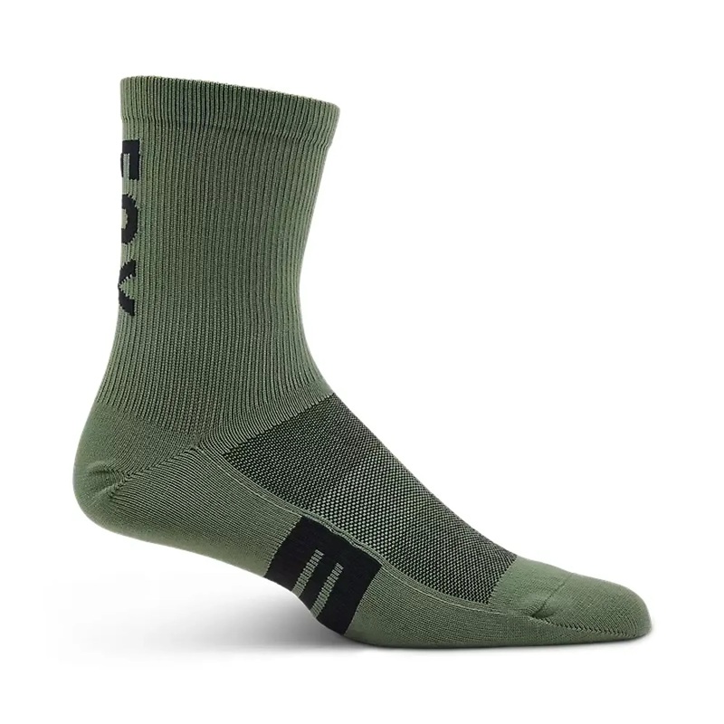 Fox Racing 6″ Flexair Merino Sock – Moss Moss X-Small/Small