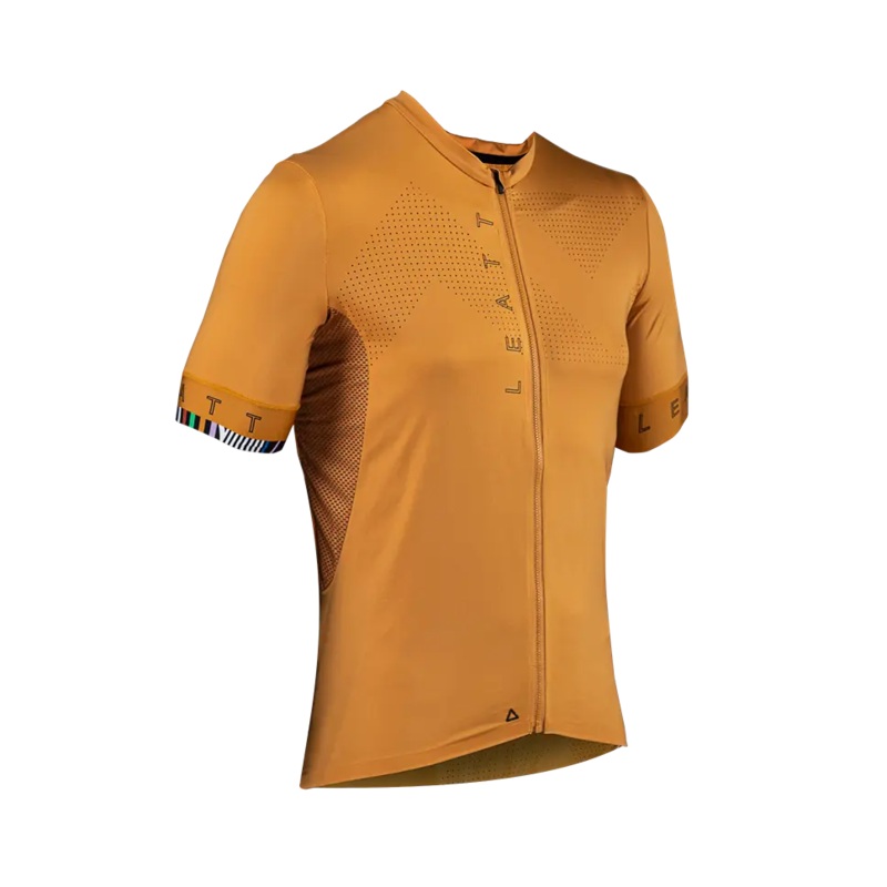 Leatt Endurance 5.0 Short Sleeve MTB Jersey – Rust – 2024 Rust X-Small