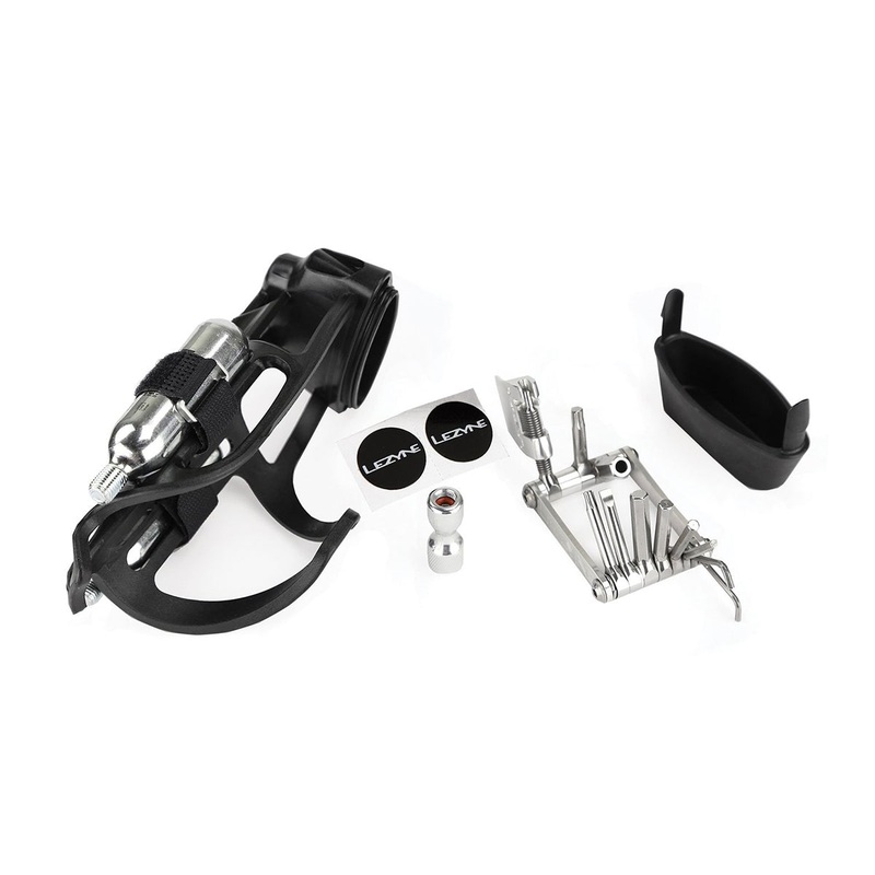 Lezyne Tubeless Flow Storage – Loaded – Black Black