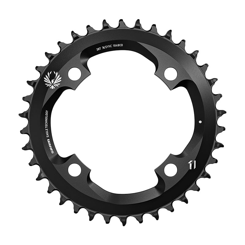 SRAM X-Sync 2 Eagle Chainring – 38 Tooth 104mm BCD 12-Speed Black