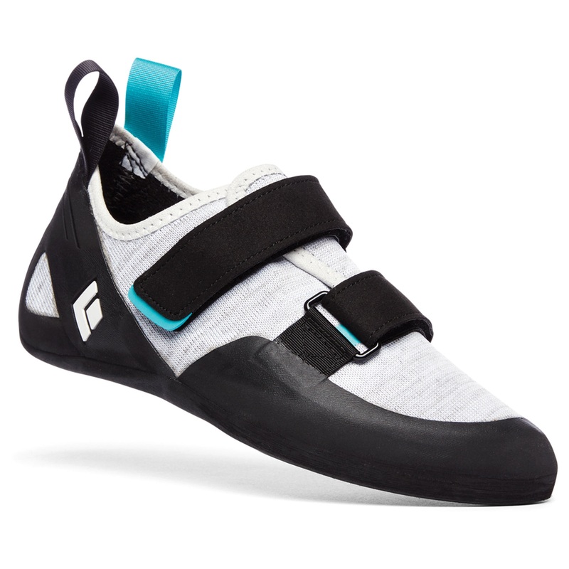 Black Diamond Momentum W’s 7 Climbing Shoes in Black/Alloy – Women’s Specific Fit