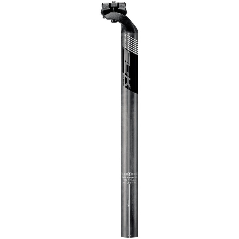 FSA SL-K Carbon Seatpost, 27.2mm Diameter, 350mm Length, 20mm Offset (SB20), SBS Mounting System  Carbon