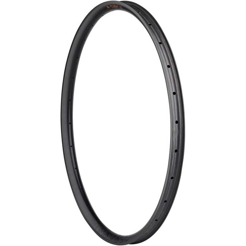 Teravail Fluent Mountain Rim – Front, 29″, Disc Brake, Matte Carbon, 28H