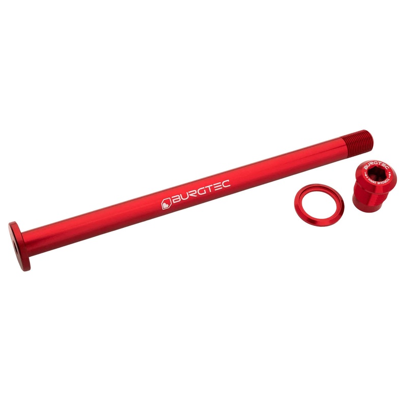Burgtec Evil 183.5mm UDH Rear Axle – Race Red