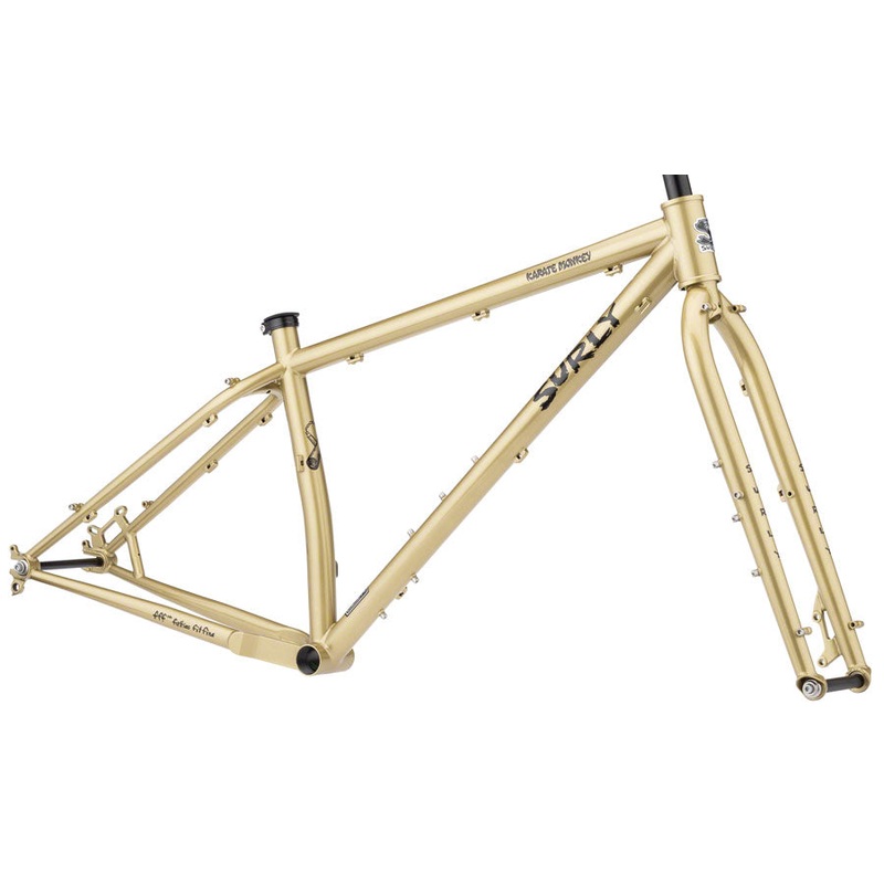 Surly Karate Monkey Frameset – 27.5″ Steel Fools Gold X-Small
