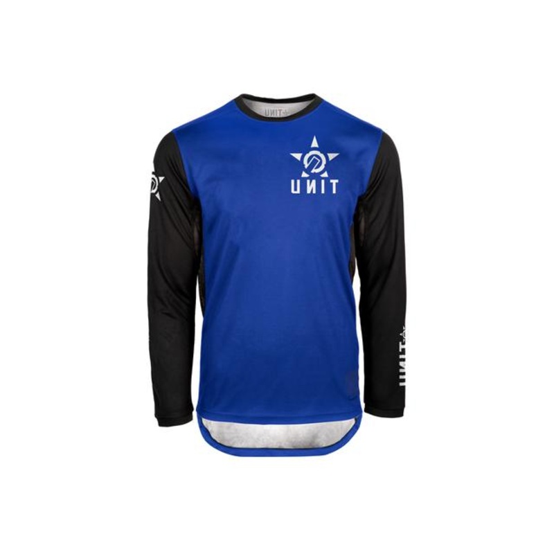 Unit Fixed Long Sleeve MTB Jersey – Blue – 2022 Blue X-Small