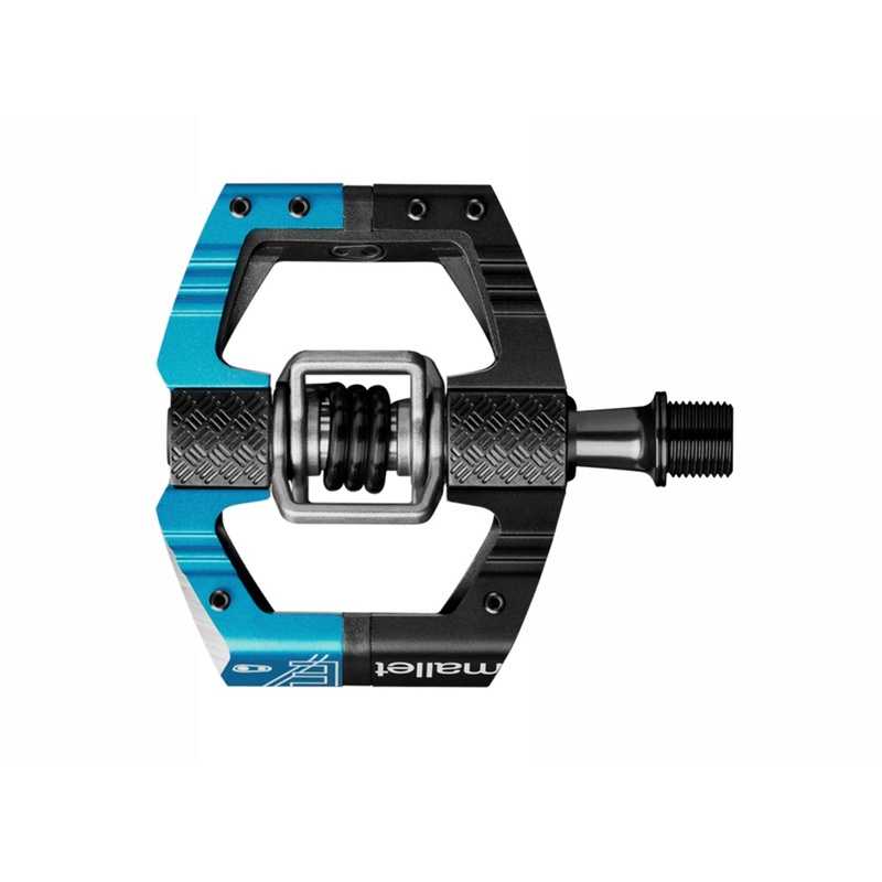 Crank Brothers Mallet E LS Enduro Pedals – Blue-Black Blue – Black