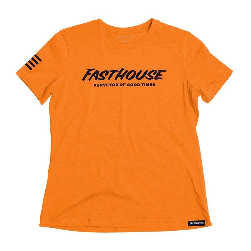 Fasthouse Logo Tee – Womens – Heather Marmalade Heather Marmalade Small