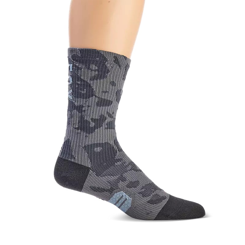 Fox Racing 8″ Ranger Sock – Gray Camo Gray Camo X-Small/Small