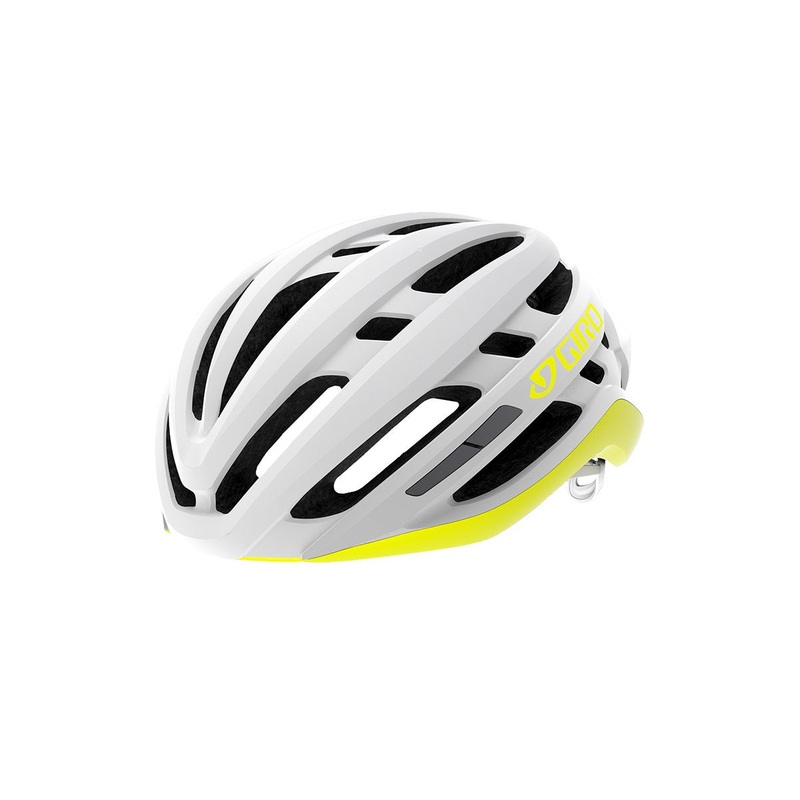 Giro Agilis MIPS Road Helmet – Womens – Matt White-Citron – 2020 Matt White – Citron Small 51-55 cm