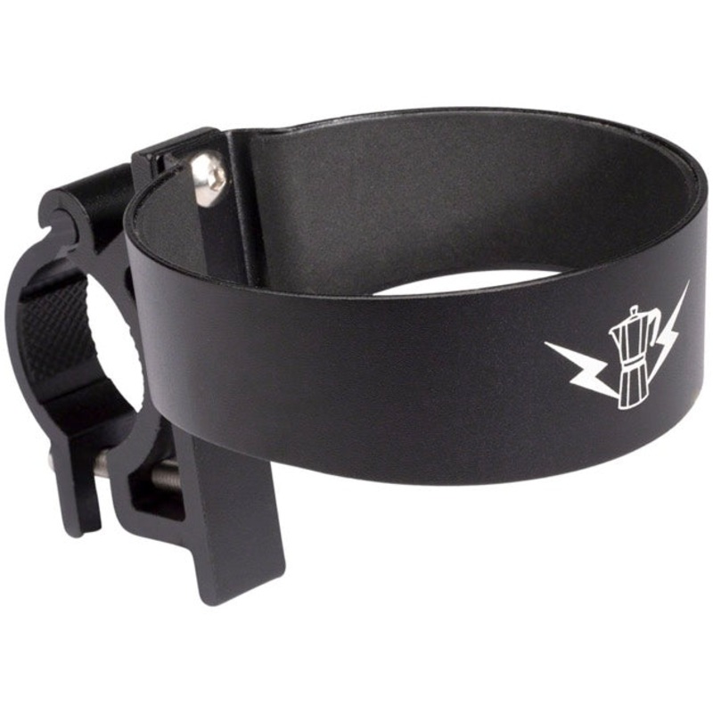 PDW Bar-ista Cup Holder – Lightning Moka Pot Black 22.0mm – 26.0mm Clamp