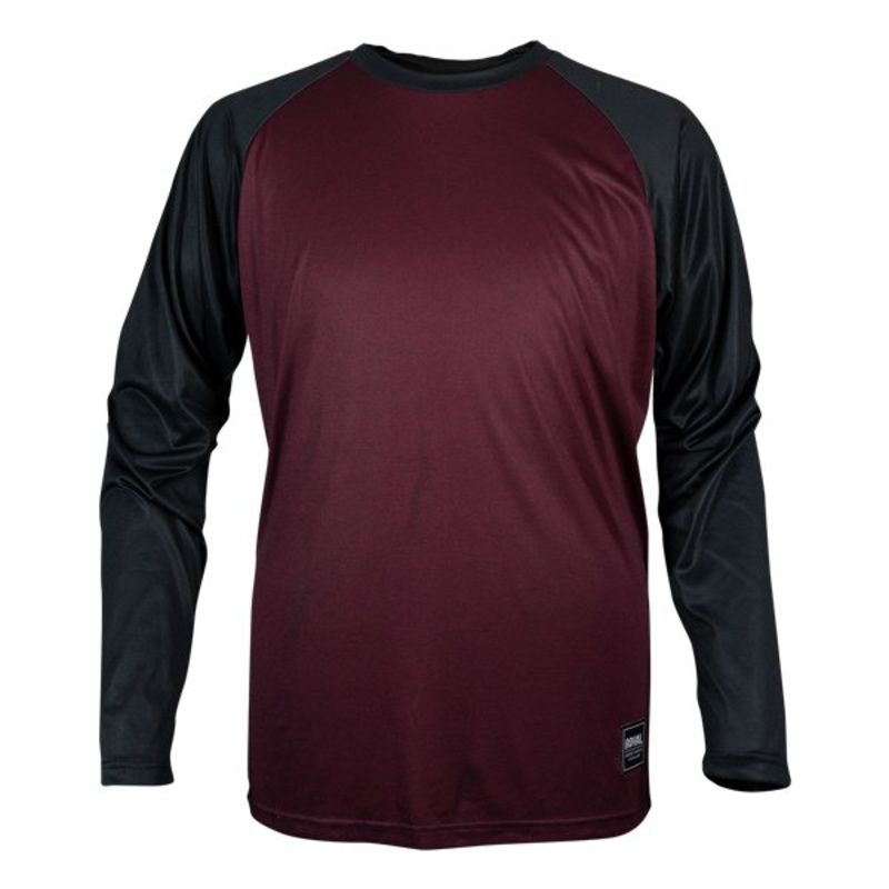 Royal Heritage Long Sleeve Jersey – Plum Red-Black – 2019 Plum Red – Black Large