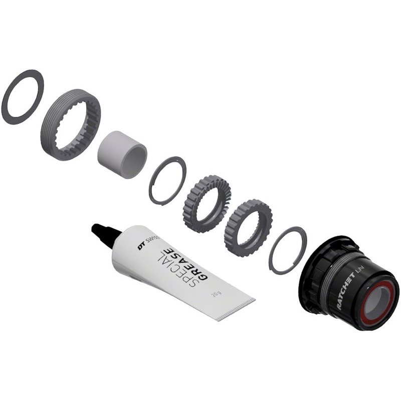 DT Swiss Ratchet LN Freehub Body Upgrade Kit – SRAM XD, Standard, Aluminum, Sealed Bearing, 36T