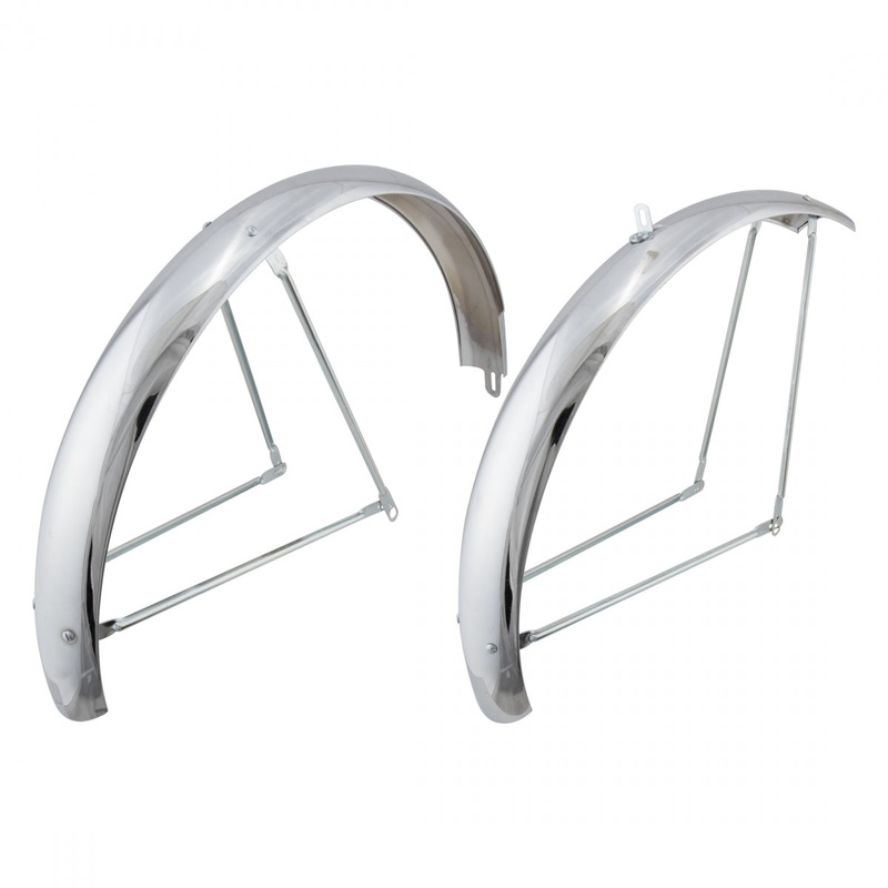 Wald Balloon 962 Fender Set: 26×2.0 – 2.125 Wheel, Chrome