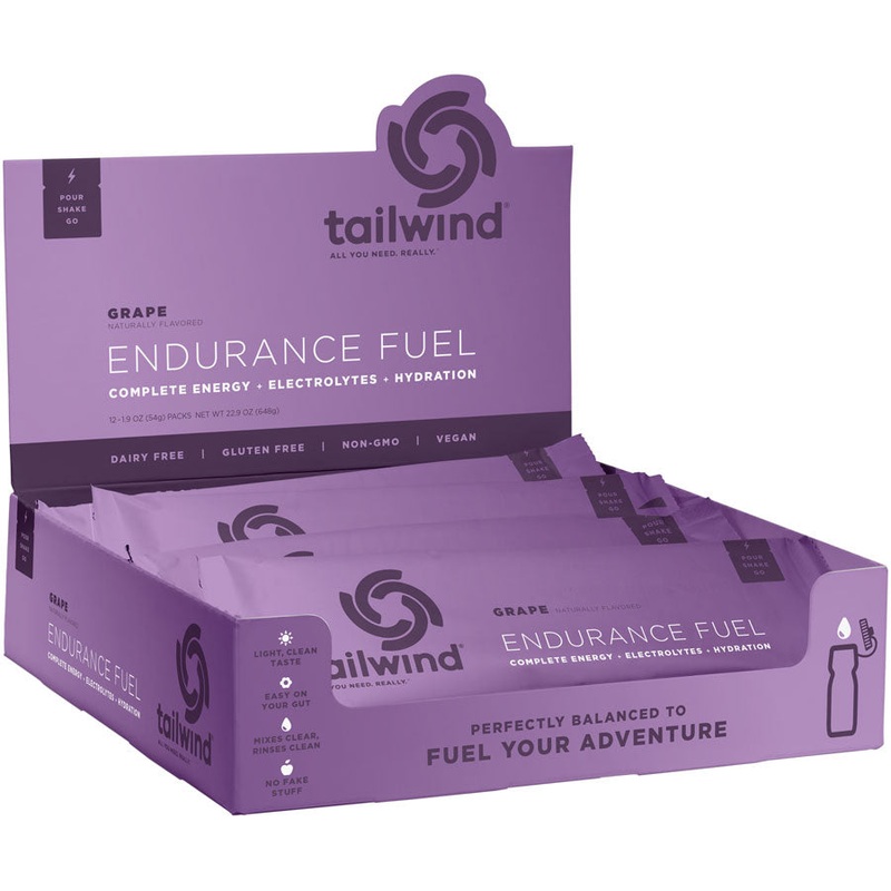 Tailwind Endurance Fuel Grape – Box of 12 Single Servings
