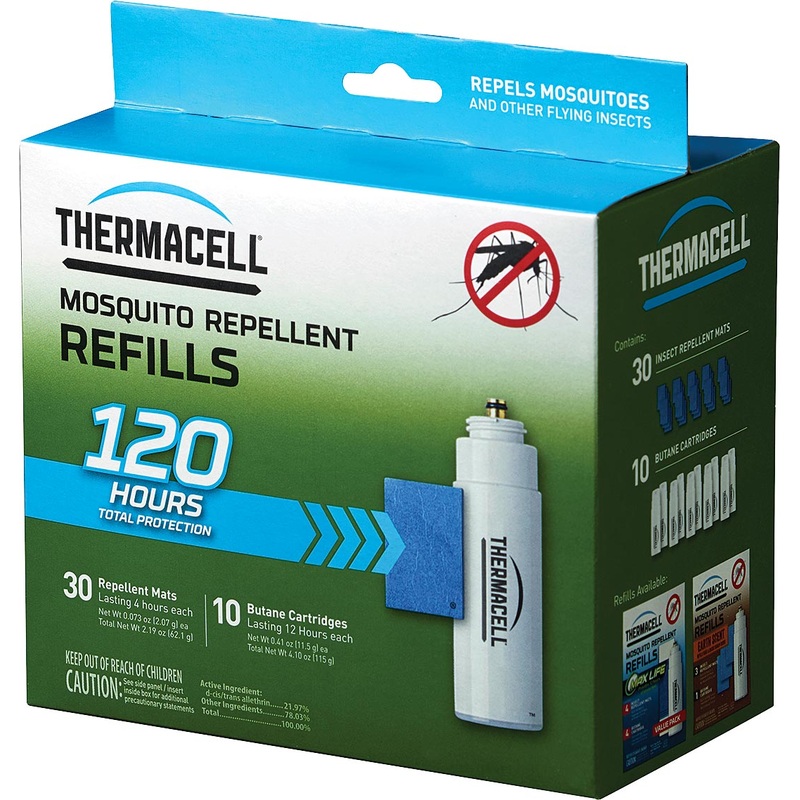 Thermacell Mosquito Repellent Refills & Mats  Long-Lasting Insect Defense, Easy-to-Use Mosquito Protection for Outdoor Activities 120 MEGA THERMACELL