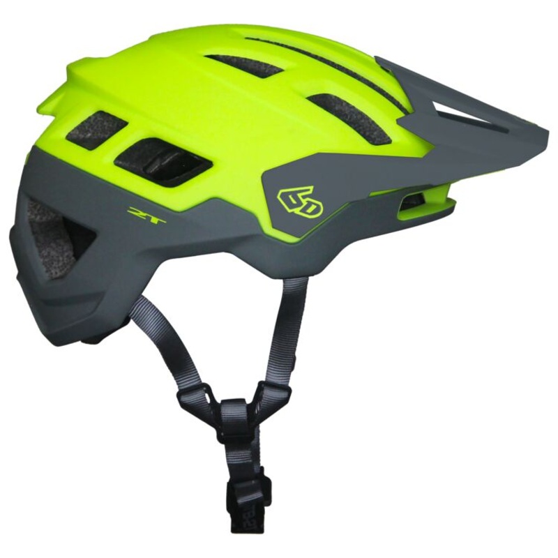 6D Helmets ATB-2T Ascent Trail MTB Helmet – Matt Hi Viz Yellow Matt Hi Viz Yellow X-Small/Small