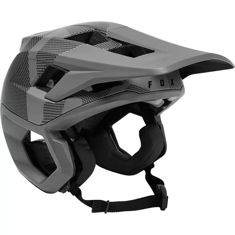 Fox Racing Dropframe Pro Helmet – Grey Camo, Medium