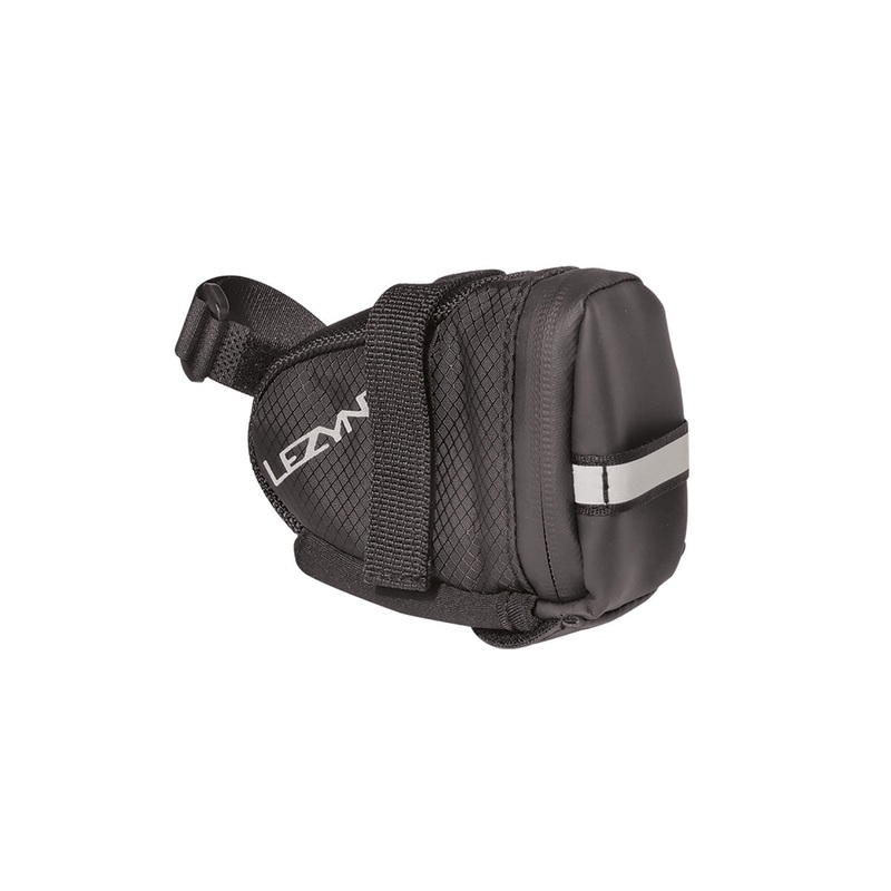 Lezyne Caddy Saddle Bag – Black-Black Black – Black Small