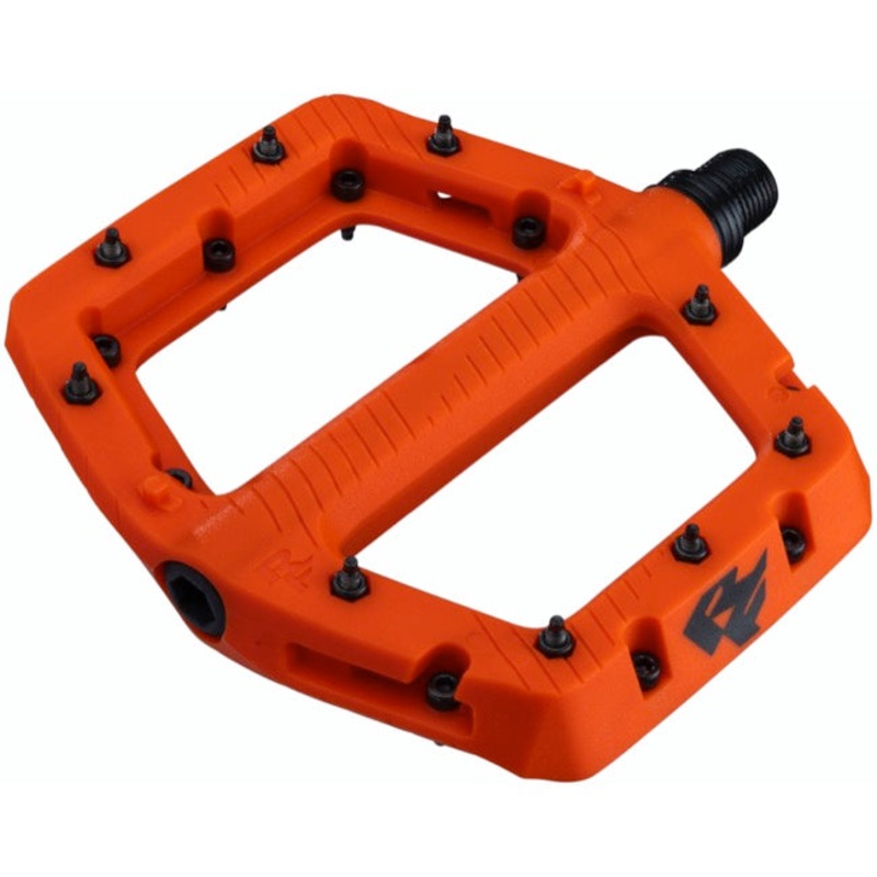 Race Face Chester Flat Pedals – Large – Orange Orange