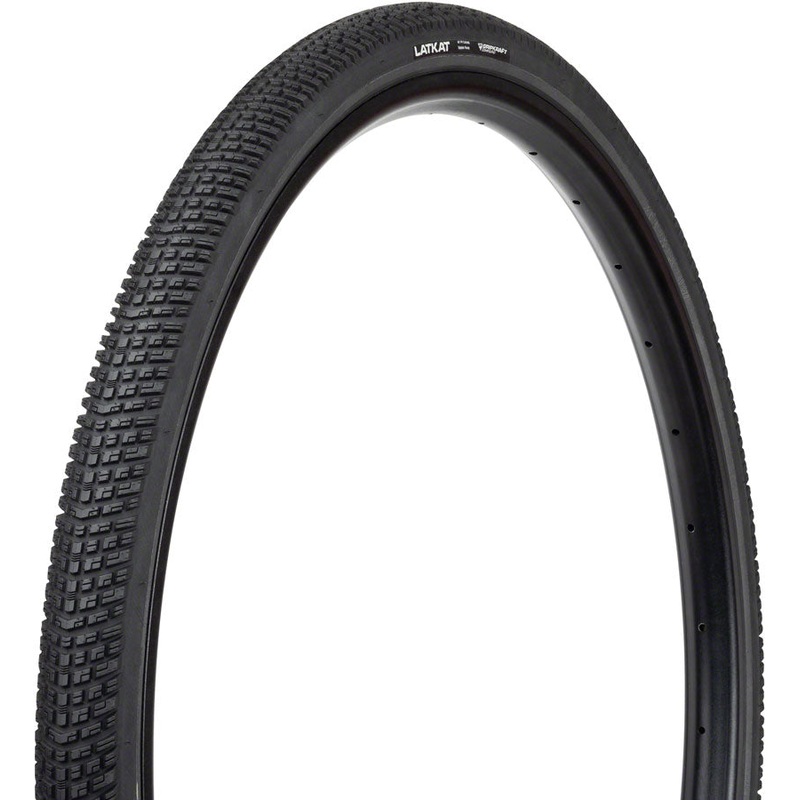 45NRTH Latkat Tire – 700 x 40, Tubeless, Folding, Black, 60 TPI, Gripkraft Compound