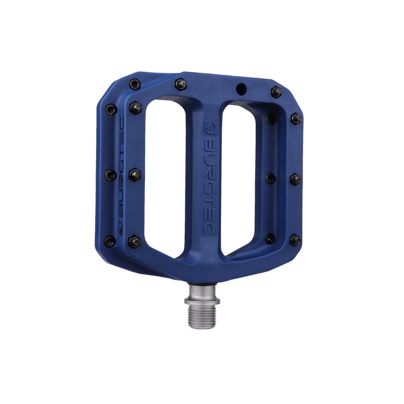 Burgtec MK4 Composite Flat Pedals – Deep Blue Deep Blue