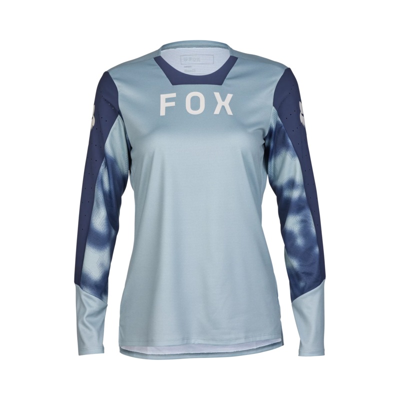 Fox Racing Defend Long Sleeve MTB Jersey – Taunt – Womens – Gunmetal Gunmetal X-Small
