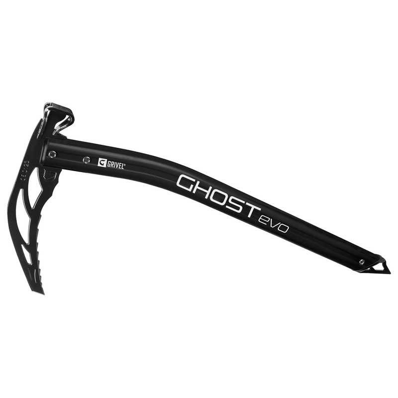 Grivel Ghost Evo Ice Axe 50cm – Lightweight and Durable Black Hammer