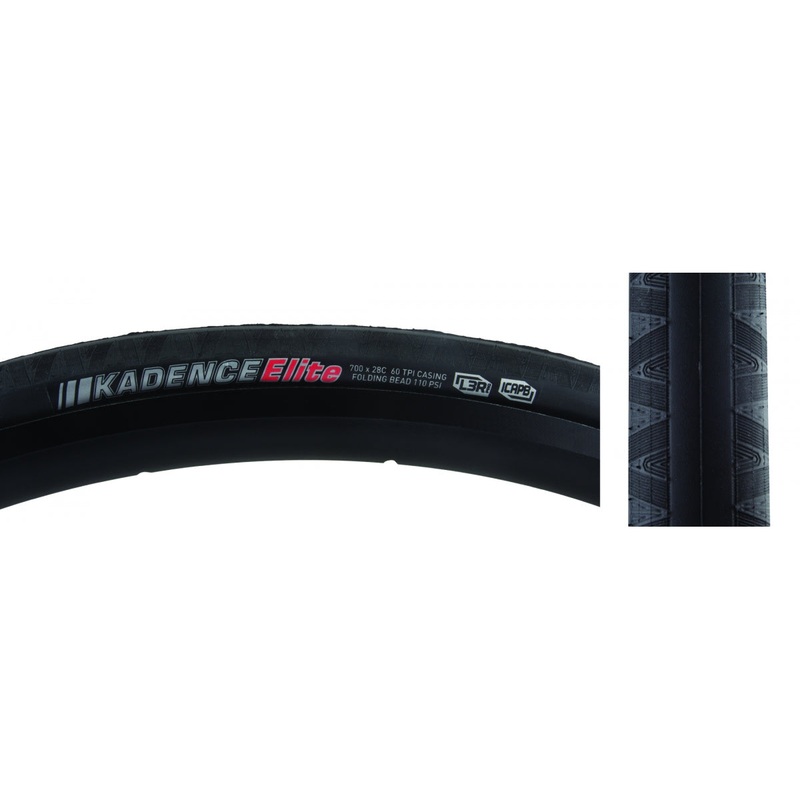 Kenda Kadence Elite 700×28 Fold TPI 110 Black/Black Reflective Road Tire 214710