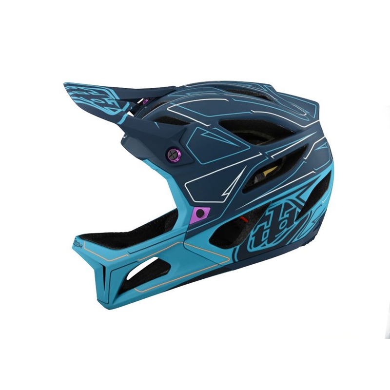 Troy Lee Designs Stage Full Face Helmet – Ltd Edition – Pinstripe Marine – 2021 Pinstripe Marine X-Small/Small